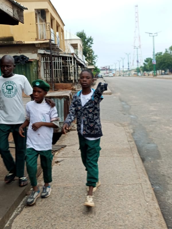 Everyday street life across two Nigerian towns