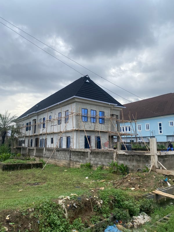 Lagos construction site documented amid muddy urban development