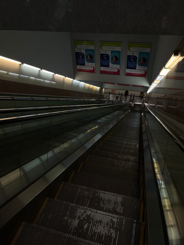 Sofia Metro station platform documented by transit user