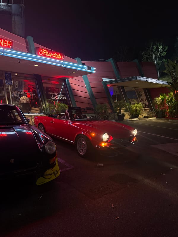 Two women take late-night selfies at West Hollywood venue