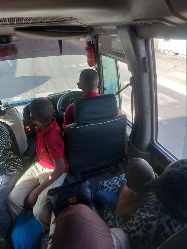 Morning commute captured on Dar es-Salaam public transport