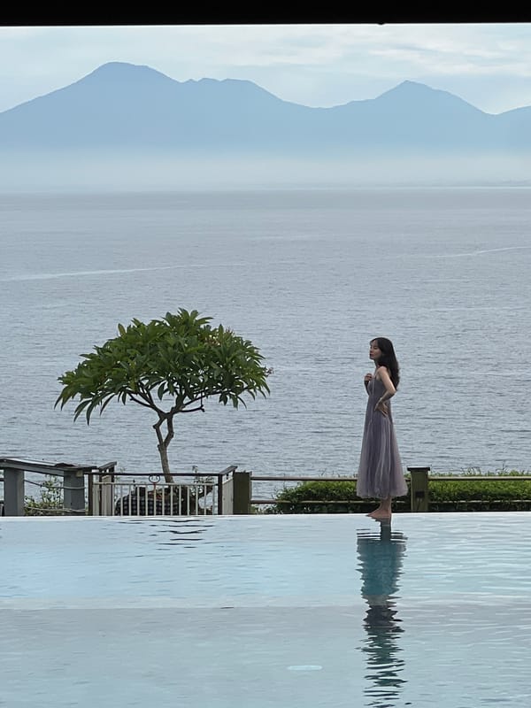 Resort property documented in coastal Kuta Selatan, Indonesia