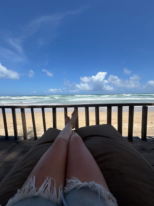 Peaceful morning beach scenes captured in Ahangama, Sri Lanka