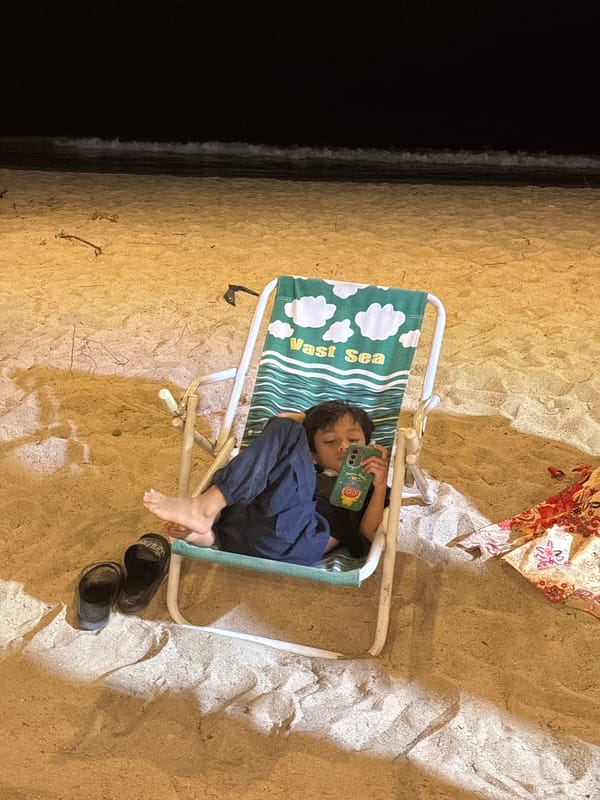 Beach relaxation and dining at Kamala Beach Thailand