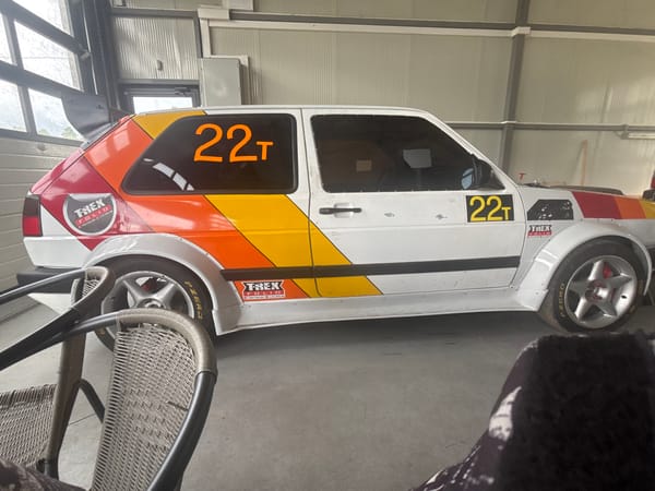 Racing car spotted in Bulgarian garage