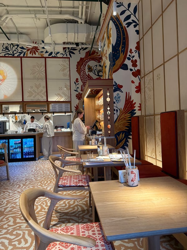 Diner spotted at Japanese restaurant in Moscow