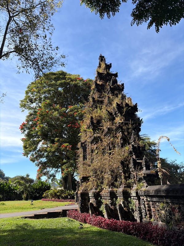 Handara Gate and Balinese temples in Sukasada, Bali