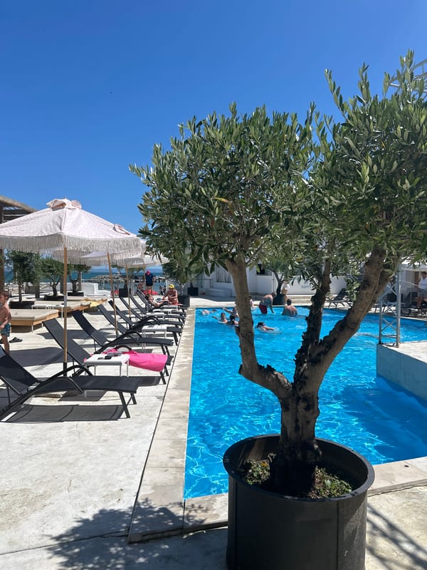Beach club morning in Burgas with a birthday in the mix