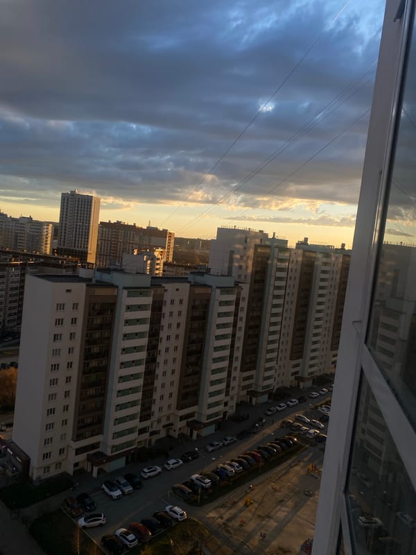 Aerial views capture Yekaterinburg cityscape under dramatic skies