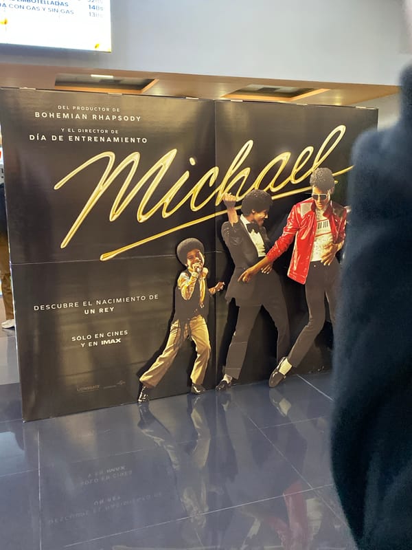 Michael Jackson film poster spotted in La Paz