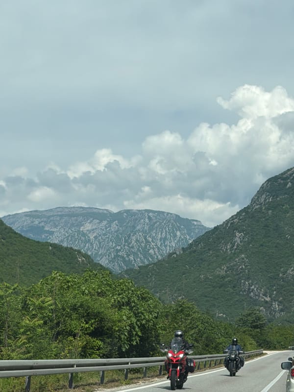 Motorcycles, mapping vehicle spotted on Bosnian mountain road