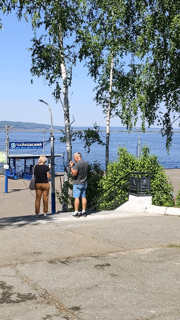 Morning life documented across Chaikovsky, Russia waterfront and homes