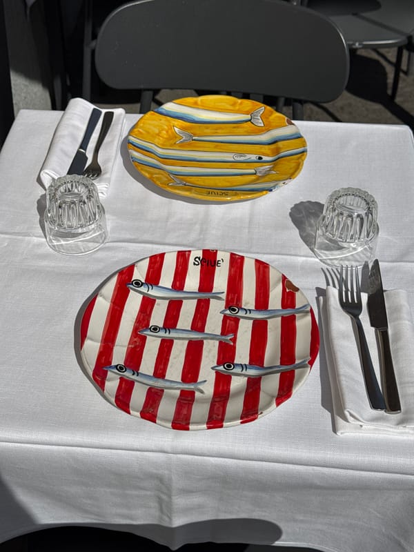 Morning scenes across Milan: dining, street performance, duck family