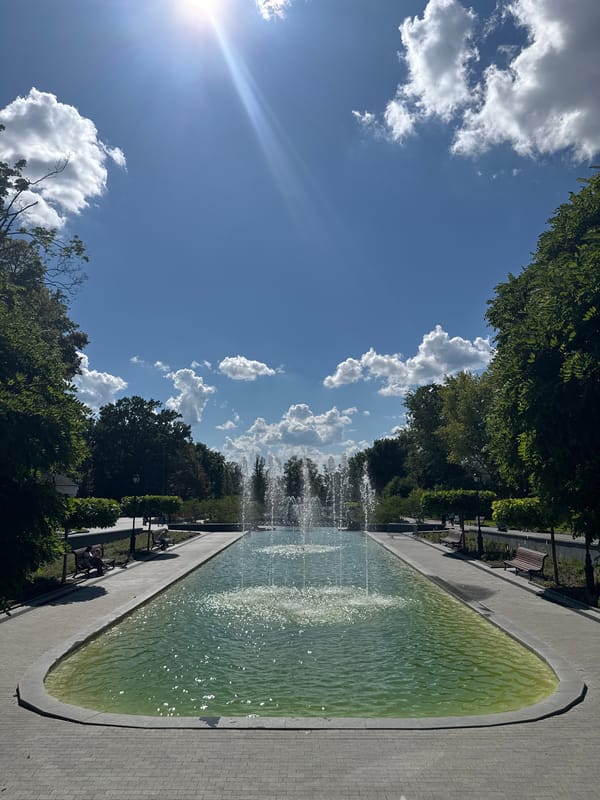 Summer afternoon at Kharkiv's Gorky Park