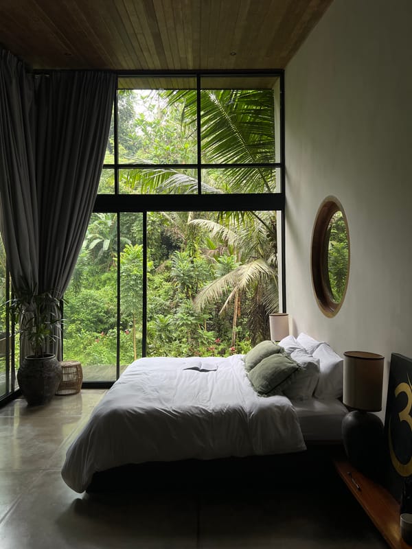 Jungle villa morning in Ubud, Bali