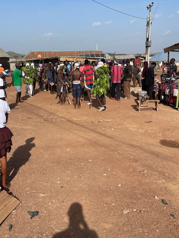 Community gathering and market activity observed in Durimi, Nigeria