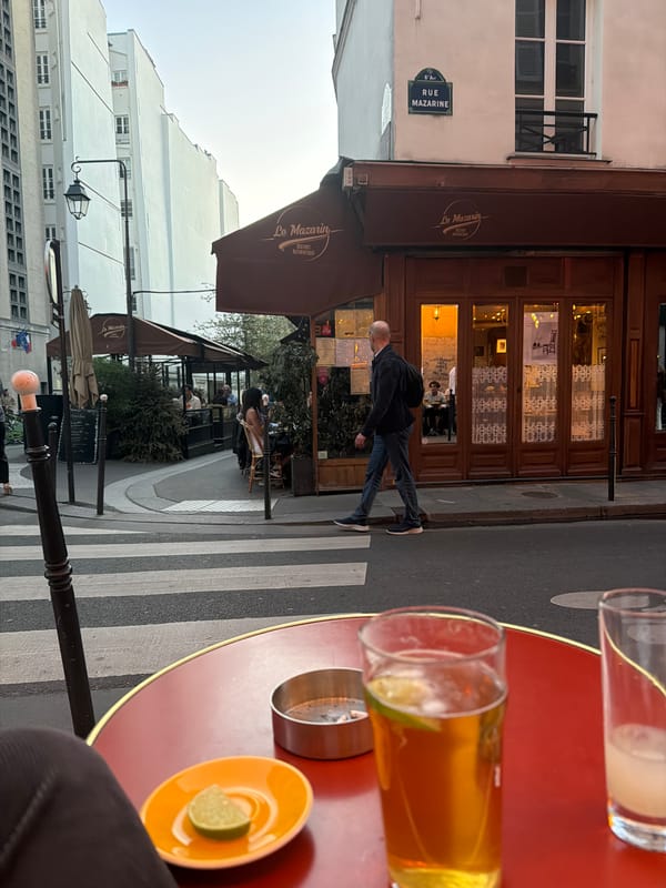 Beer consumption observed in Paris Wednesday evening