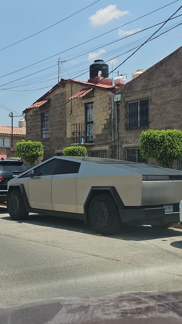 Tesla Cybertruck spotted parked in Mexican town