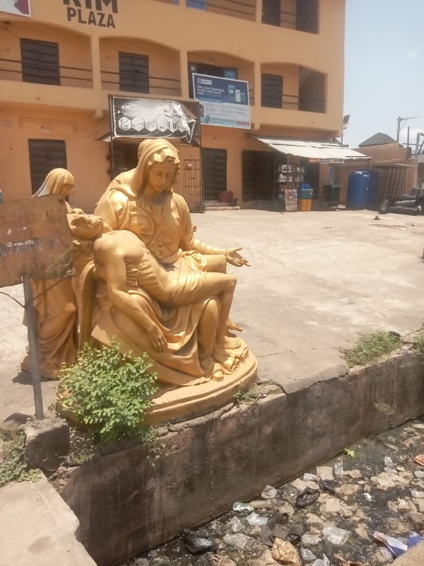 Daily life documented in Onitsha commercial district