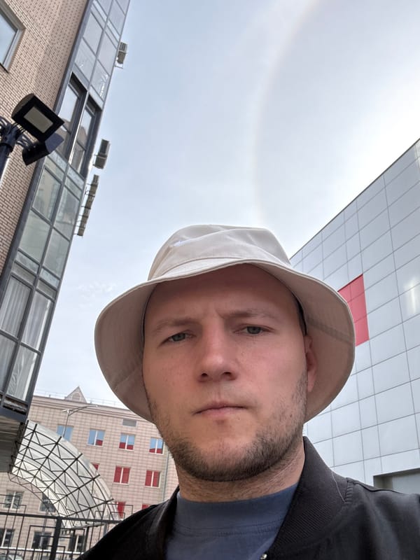 Man in bucket hat photographed in Krasnoyarsk