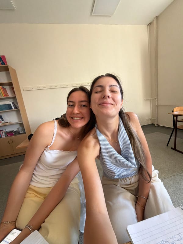 Students document casual classroom moments in Burgas, Bulgaria