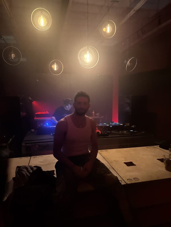 Man photographed in red-lit Los Angeles nightclub Sunday morning