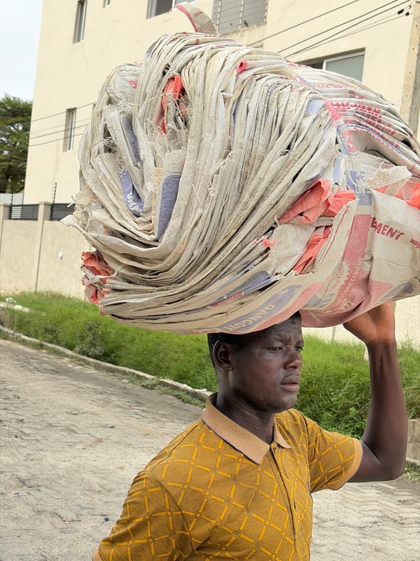 Daily commerce and delivery activities captured in Igboefon, Nigeria