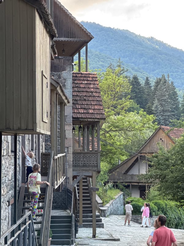 Afternoon exploring Dilijan's landmarks, lake, and streets