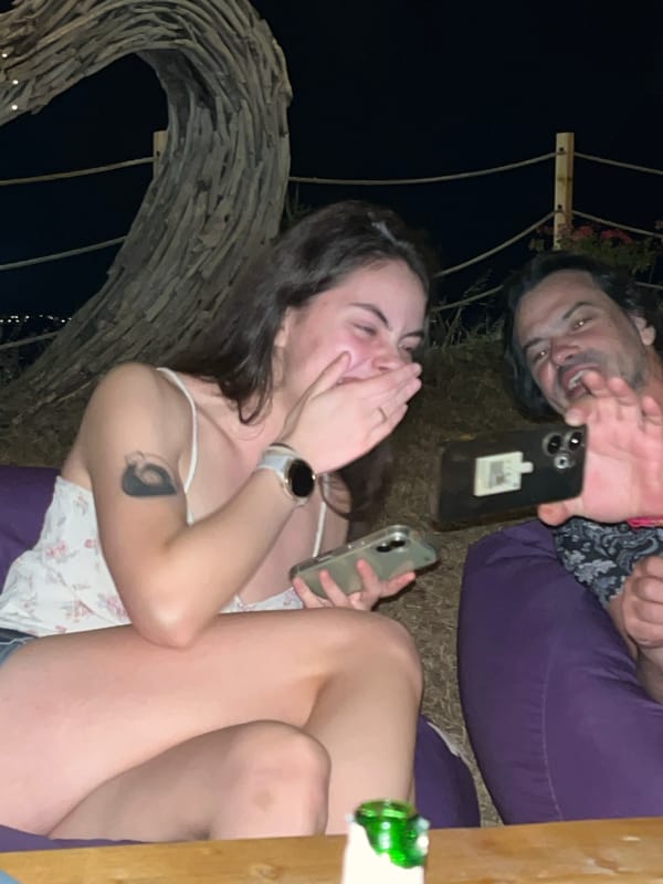 Relaxed summer night out in Lozenets, Bulgaria