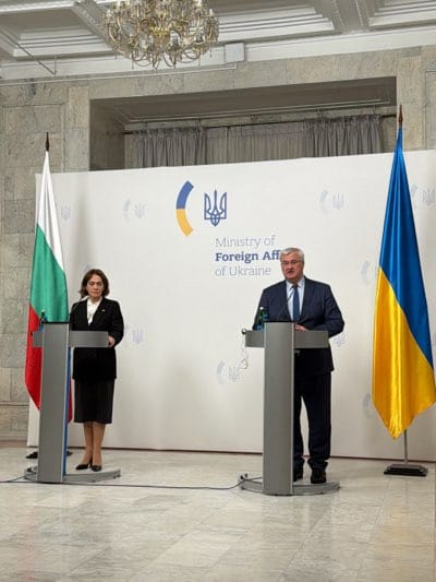 Ukrainian-Bulgarian diplomatic press conference held in Kyiv