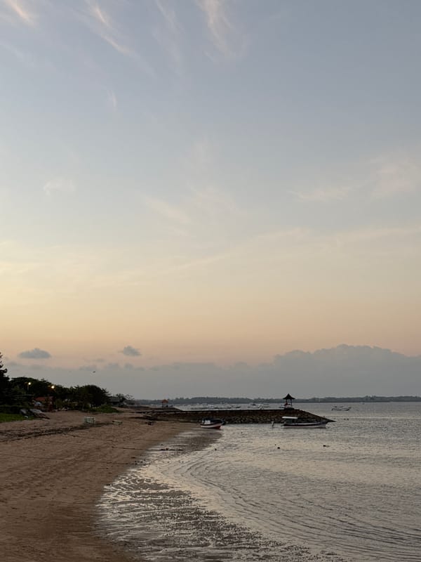 Kite flying and sunset vibes on a Kuta Selatan beach