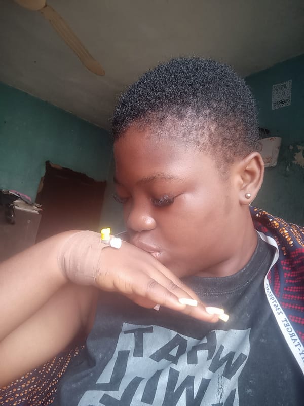 Medical treatment documented in Onitsha, Nigeria