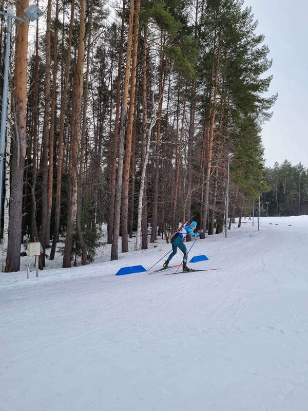 Biathlon competition documented at Commonwealth Cup in Russia