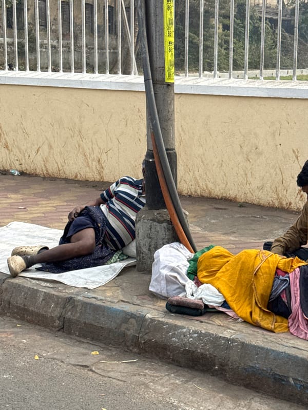 Early morning street life documented across Kolkata commercial district