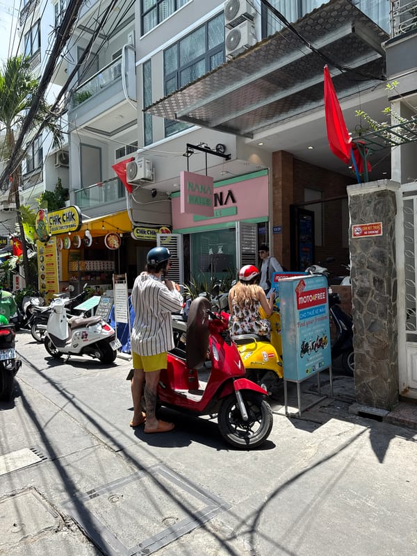 Early morning life documented in Nha Trang Ward, Vietnam