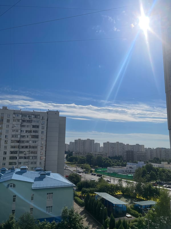 Moscow morning: residential views, Russian cuisine, and leisure activities