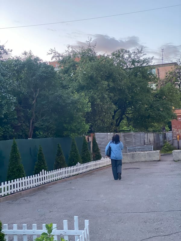 Evening stroll documented through nighttime Poltava, Ukraine