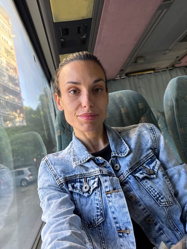 Morning traveler documents journey through Pleven, Bulgaria