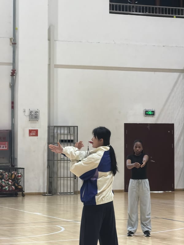 Early morning workout session at Jiangning District gymnasium