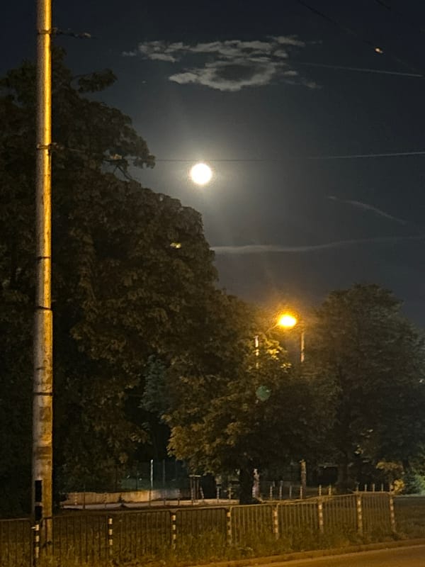Sofia witness captures moon, street, and coffee moments