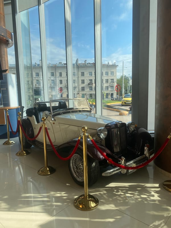 Museum visitors explore Soviet history exhibits in Yekaterinburg