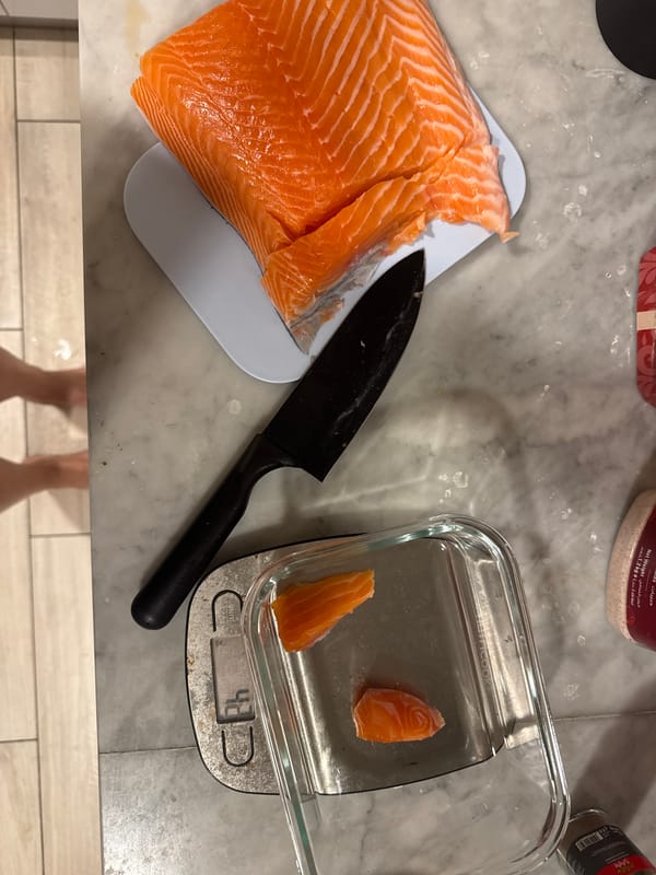 Dubai resident documents kitchen prep and laptop movie scene