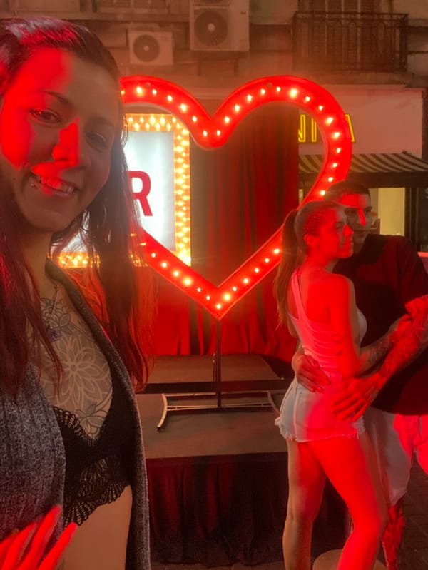 Buenos Aires celebrates Valentine's Day with street festival near Obelisco