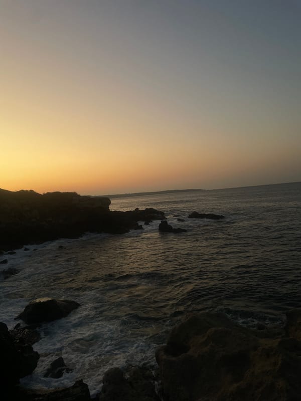 Sunset coastline scenes captured in Puerto Escondido, Mexico