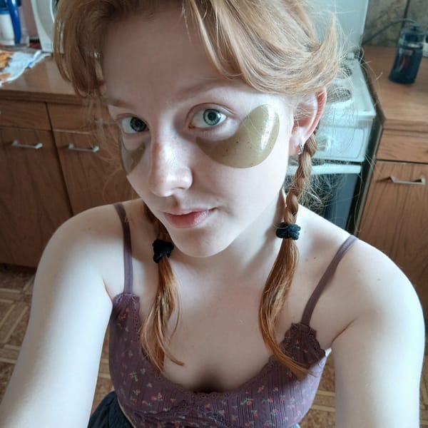 Morning skincare routine captured in Yekaterinburg portrait