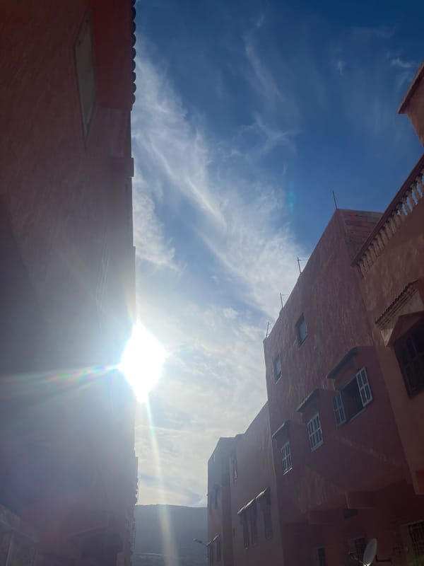 Architectural perspectives captured in Ouaouizert, Morocco