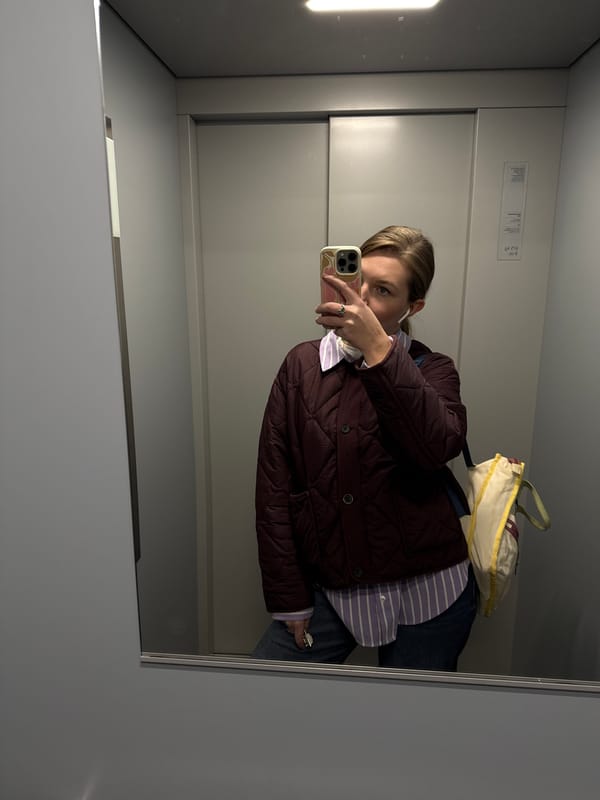 Person takes elevator selfie in Belgrade suburb