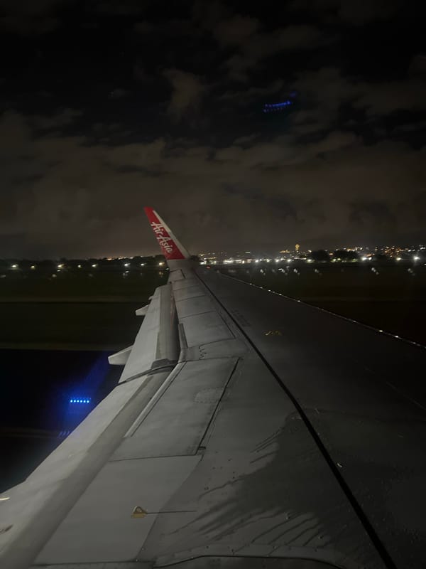 Aircraft activity observed at Ngurah Rai International Airport