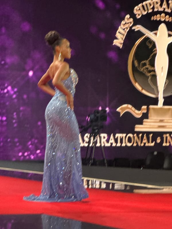 Miss Supranational pageant on stage in Nowy Sącz, Poland