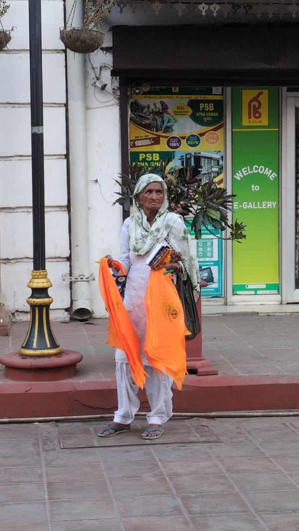 Daily life unfolds around historic monuments in Amritsar